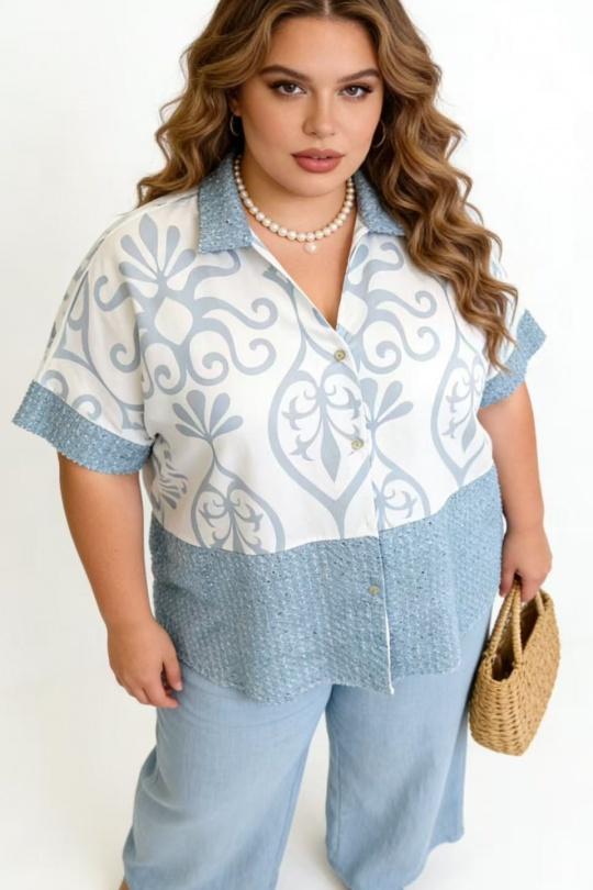 Shirts & blouses  Women White 2W Paris IT17733 BAROQUE Efashion Paris