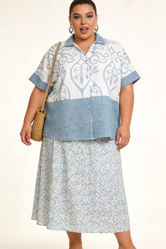 Shirts & blouses  Women White 2W Paris IT17733 BAROQUE Efashion Paris