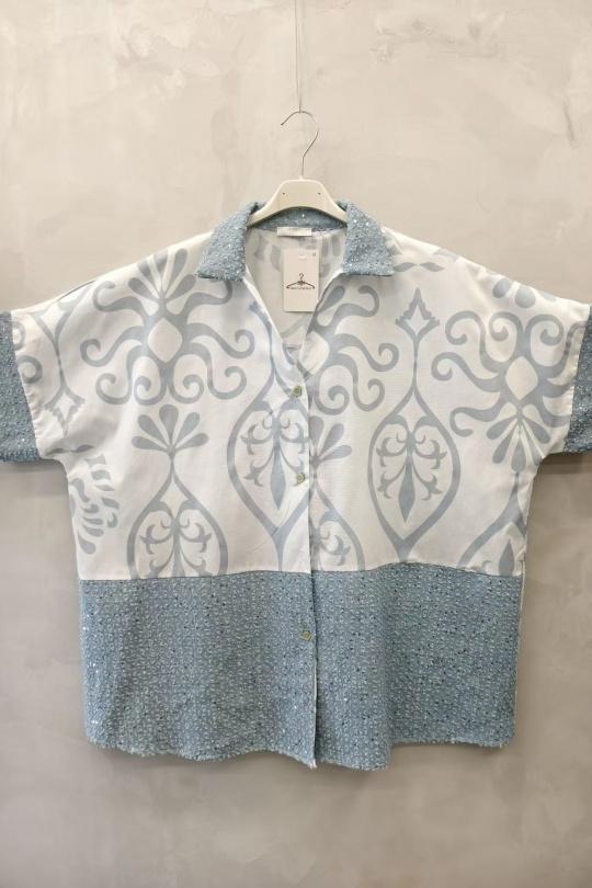 Shirts & blouses  Women White 2W Paris IT17733 BAROQUE Efashion Paris