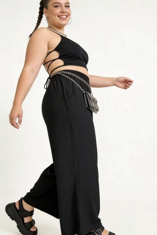 Pantalons Femme Noir 2W Paris IT661744 Efashion Paris