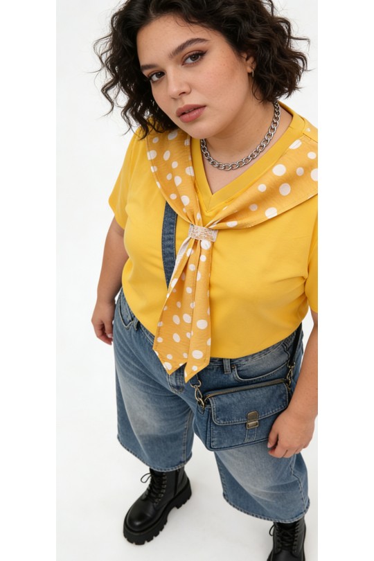 Tops Femme Jaune 2W Paris 2WH611-JAUNE Efashion Paris
