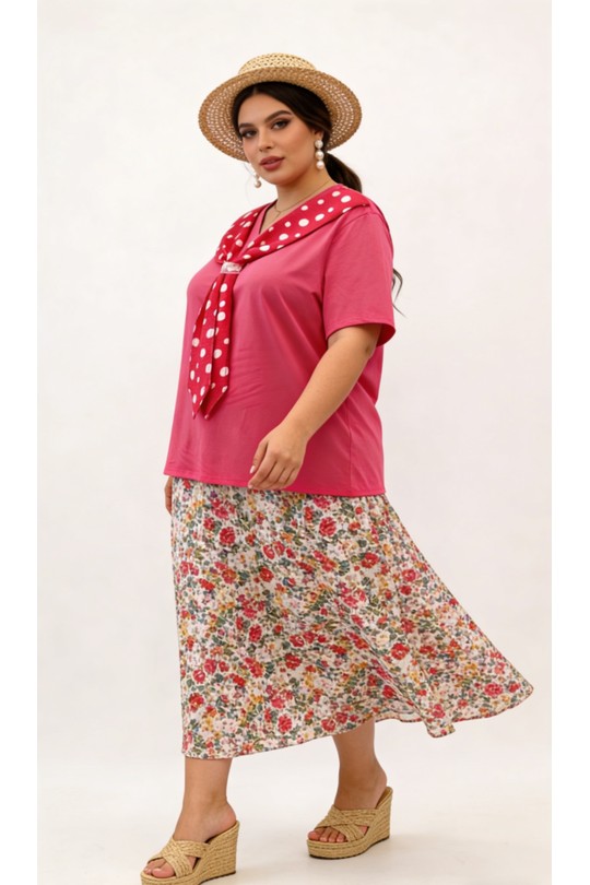 Tops Femme Fuschia 2W Paris 2WH611-Fuchsia Efashion Paris