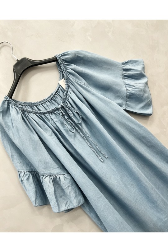 Tops Femme Bleu ciel 2W Paris IT661085 JEAN LYOCELL Efashion Paris