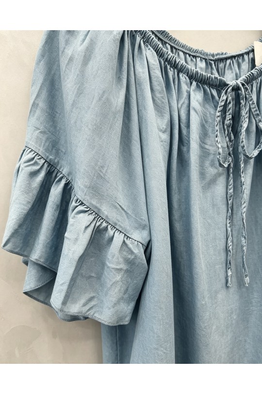 Tops Femme Bleu ciel 2W Paris IT661085 JEAN LYOCELL Efashion Paris