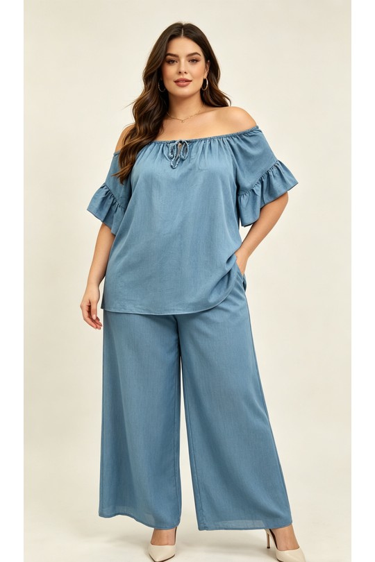 Tops Femme Bleu jean 2W Paris IT661085 JEAN LYOCELL-JEAN Efashion Paris