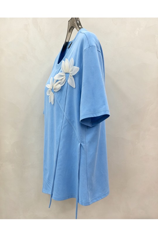 T-shirts Femme Bleu 2W Paris 2WH603-BLEU Efashion Paris