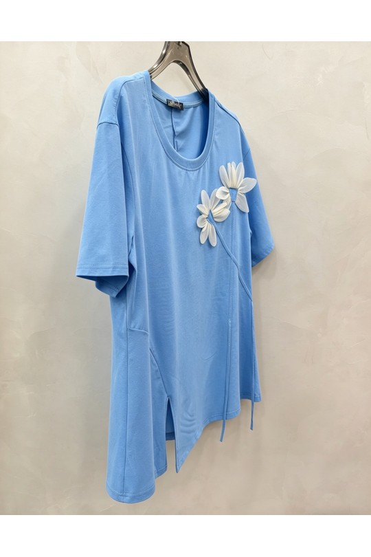 T-shirts Femme Bleu 2W Paris 2WH603-BLEU Efashion Paris