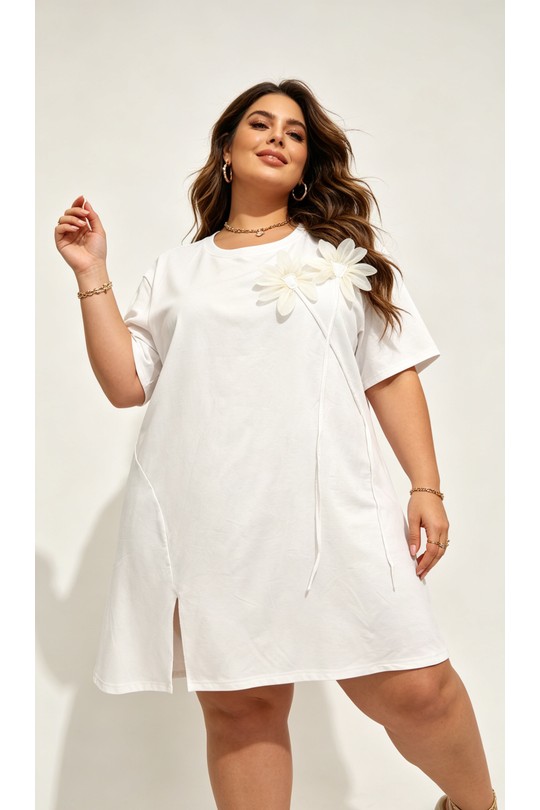 Robes & Combinaisons Femme Blanc 2W Paris 2WH613 Efashion Paris