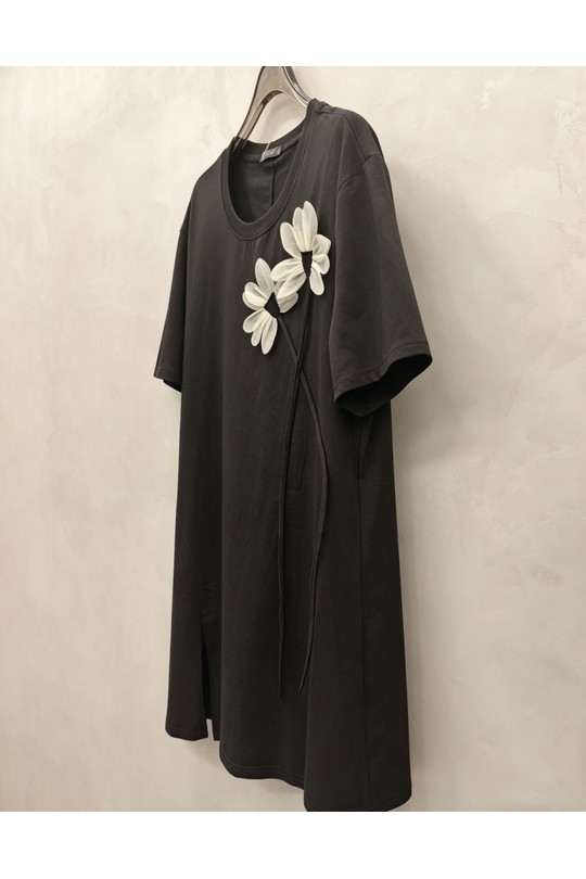 Robes & Combinaisons Femme Noir 2W Paris 2WH613-NOIR Efashion Paris