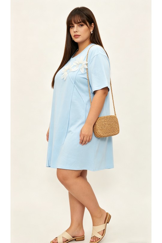 Robes & Combinaisons Femme Bleu ciel 2W Paris 2WH613-BLEUCIEL Efashion Paris