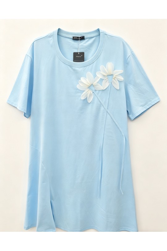 Robes & Combinaisons Femme Bleu ciel 2W Paris 2WH613-BLEUCIEL Efashion Paris