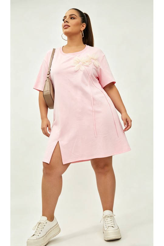 Robes & Combinaisons Femme Rose 2W Paris 2WH613-ROSE Efashion Paris