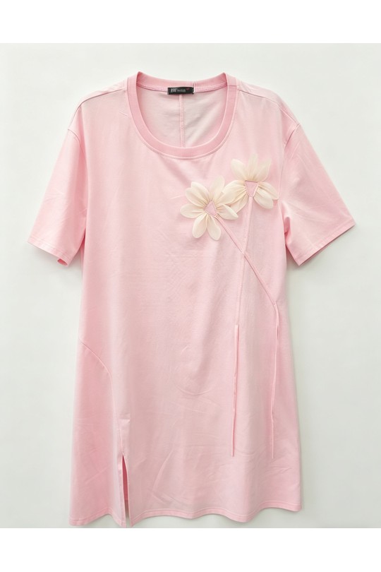 Robes & Combinaisons Femme Rose 2W Paris 2WH613-ROSE Efashion Paris