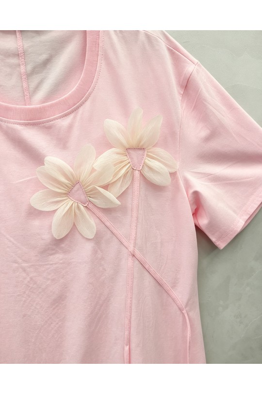 Robes & Combinaisons Femme Rose 2W Paris 2WH613-ROSE Efashion Paris