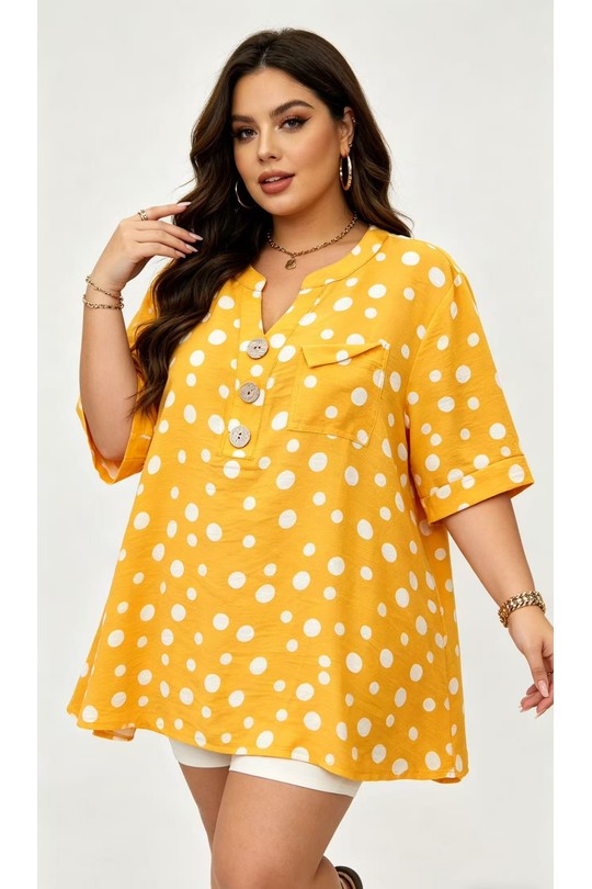 Chemises & blouses Femme Jaune 2W Paris 2WH608-JAUNE Efashion Paris