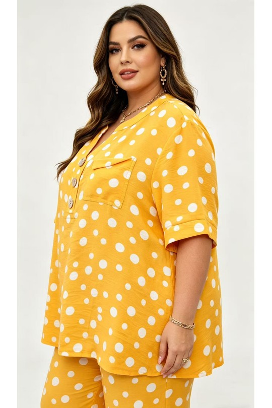 Chemises & blouses Femme Jaune 2W Paris 2WH608-JAUNE Efashion Paris