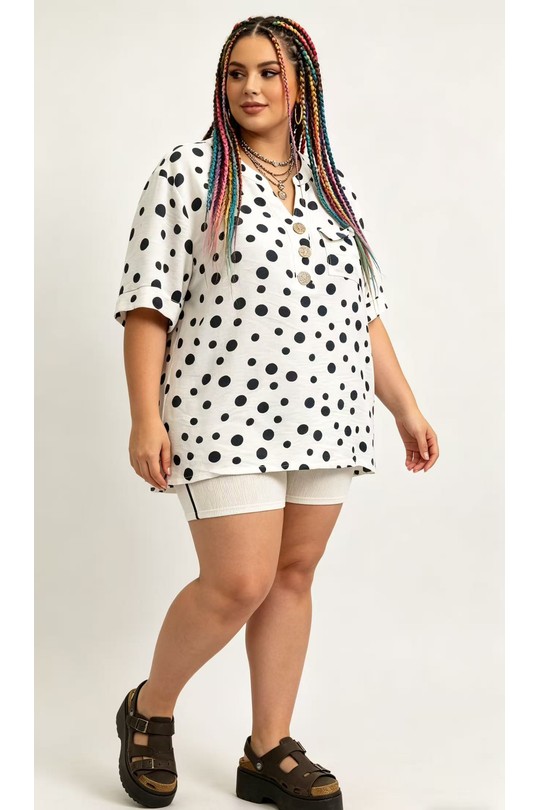 Chemises & blouses Femme Blanc 2W Paris 2WH608-BLANC Efashion Paris