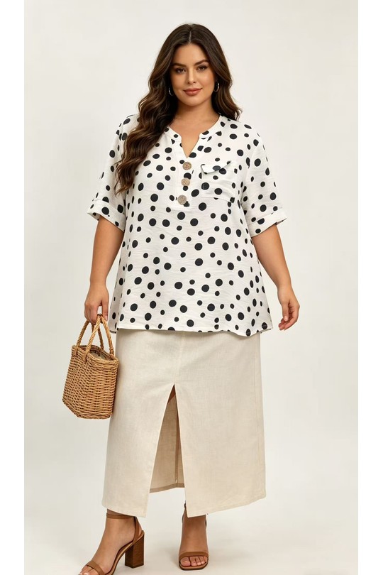 Chemises & blouses Femme Blanc 2W Paris 2WH608-BLANC Efashion Paris