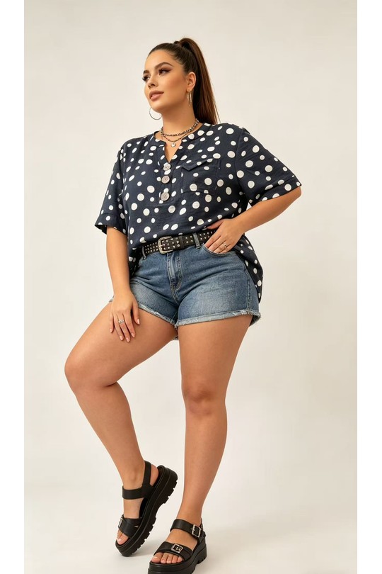 Chemises & blouses Femme Noir 2W Paris 2WH608-NOIR Efashion Paris