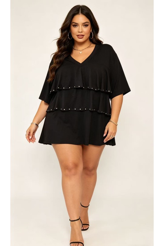 T-shirts Femme Noir 2W Paris 2WH618-NOIR Efashion Paris