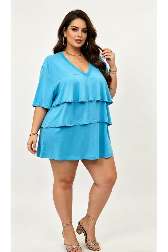 T-shirts Femme Bleu 2W Paris 2WH618-BLEU Efashion Paris