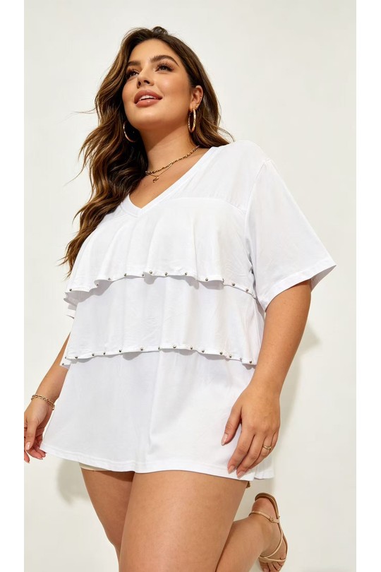 T-shirts Femme Blanc 2W Paris 2WH618-BLANC Efashion Paris