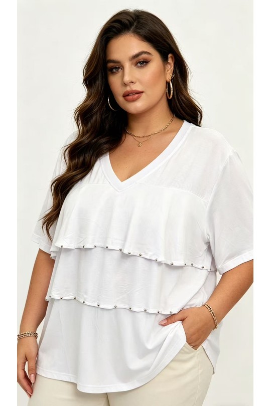 T-shirts Femme Blanc 2W Paris 2WH618-BLANC Efashion Paris