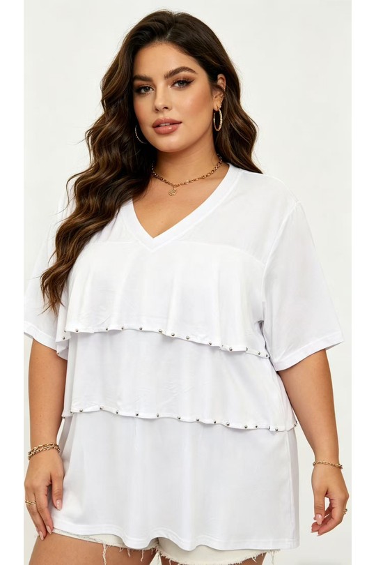 T-shirts Femme Blanc 2W Paris 2WH618-BLANC Efashion Paris