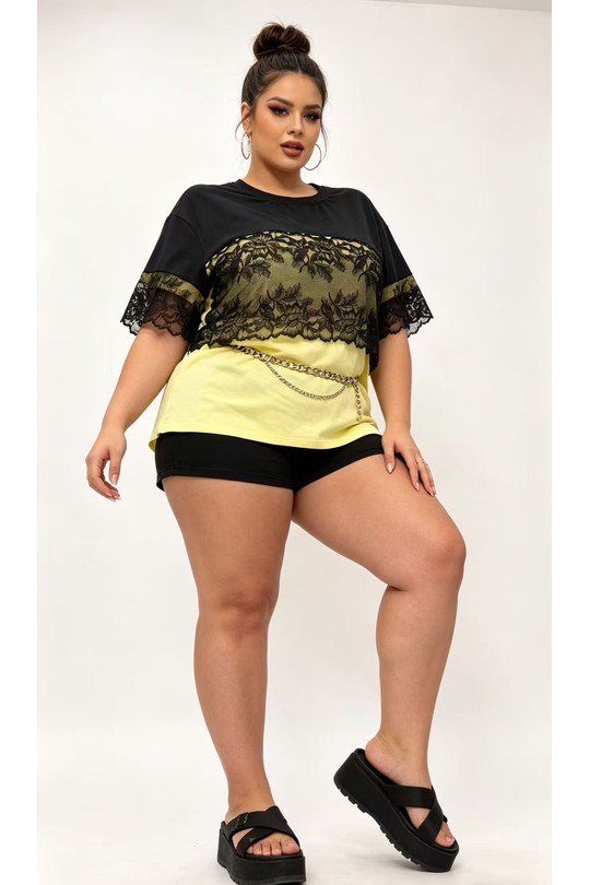 Tuniques Femme Jaune 2W Paris 2WH610-JAUNE Efashion Paris