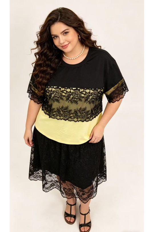 Tuniques Femme Jaune 2W Paris 2WH610-JAUNE Efashion Paris