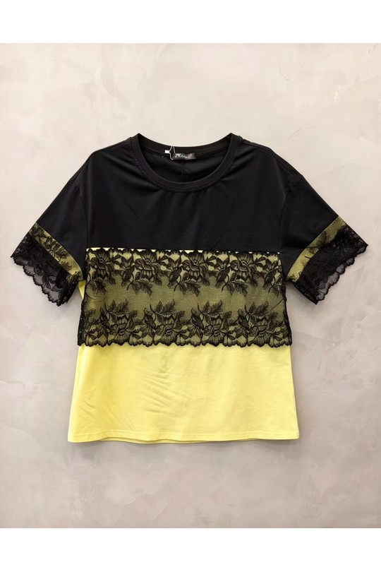 Tuniques Femme Jaune 2W Paris 2WH610-JAUNE Efashion Paris