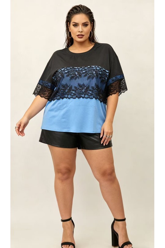 Tuniques Femme Bleu 2W Paris 2WH610-BLEU Efashion Paris