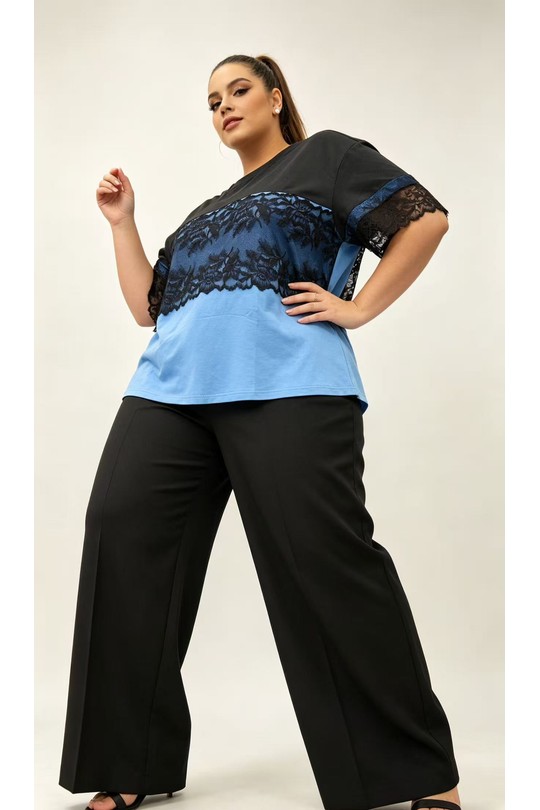 Tuniques Femme Bleu 2W Paris 2WH610-BLEU Efashion Paris