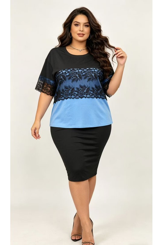 Tuniques Femme Bleu 2W Paris 2WH610-BLEU Efashion Paris