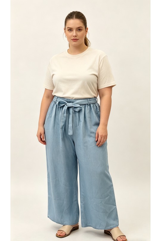 Pantaloni Donna Sky blue 2W Paris IT83492-BLEU CIEL Efashion Paris