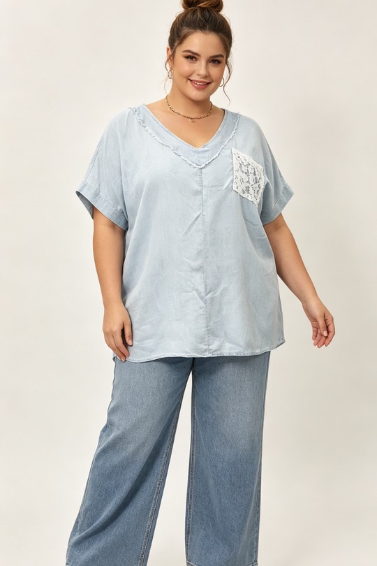 Tops Femme Bleu ciel 2W Paris IT661761-BLEUCIEL Efashion Paris