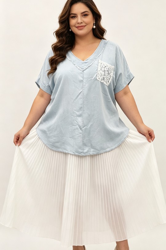 Tops Femme Bleu ciel 2W Paris IT661761-BLEUCIEL Efashion Paris