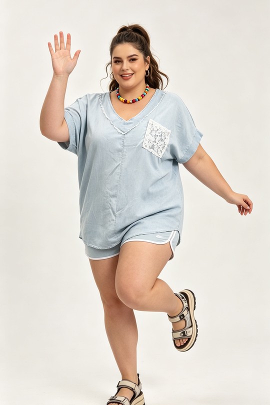 Tops Femme Bleu ciel 2W Paris IT661761-BLEUCIEL Efashion Paris