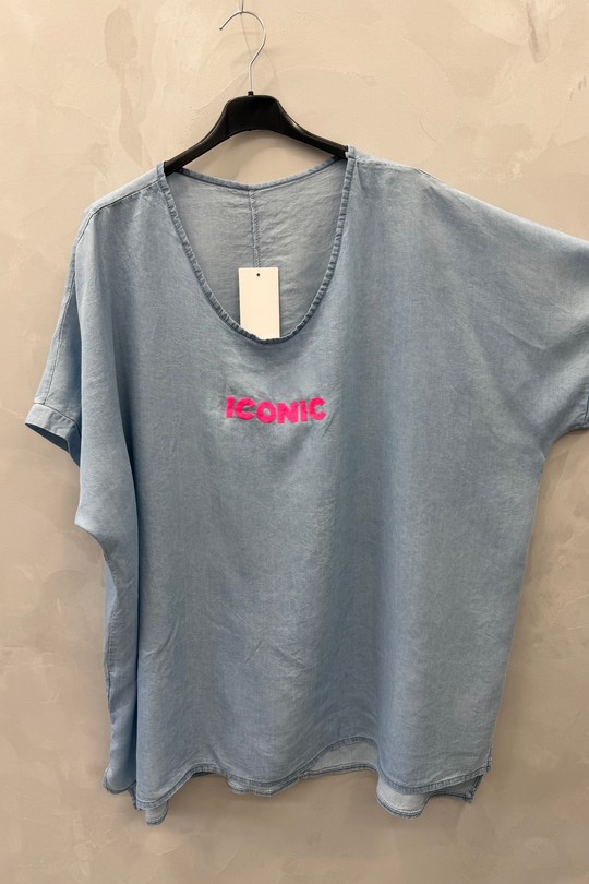 Camisetas Mujer Sky blue 2W Paris IT661862-BLEU CIEL Efashion Paris