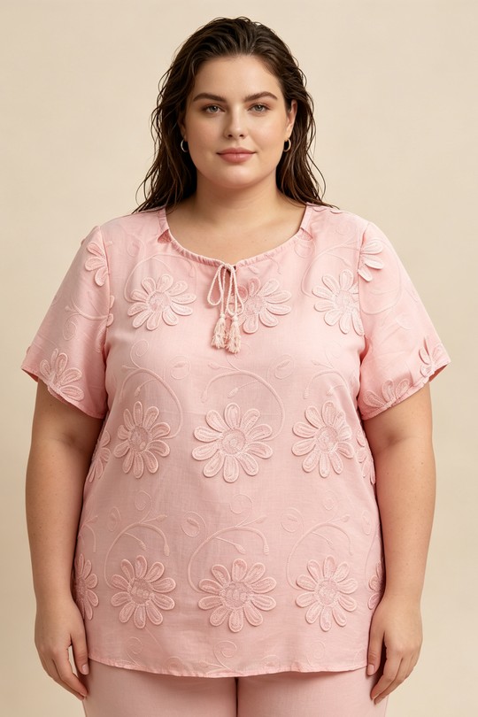 Chemises & blouses Femme Rose 2W Paris 2WH651-ROSE Efashion Paris
