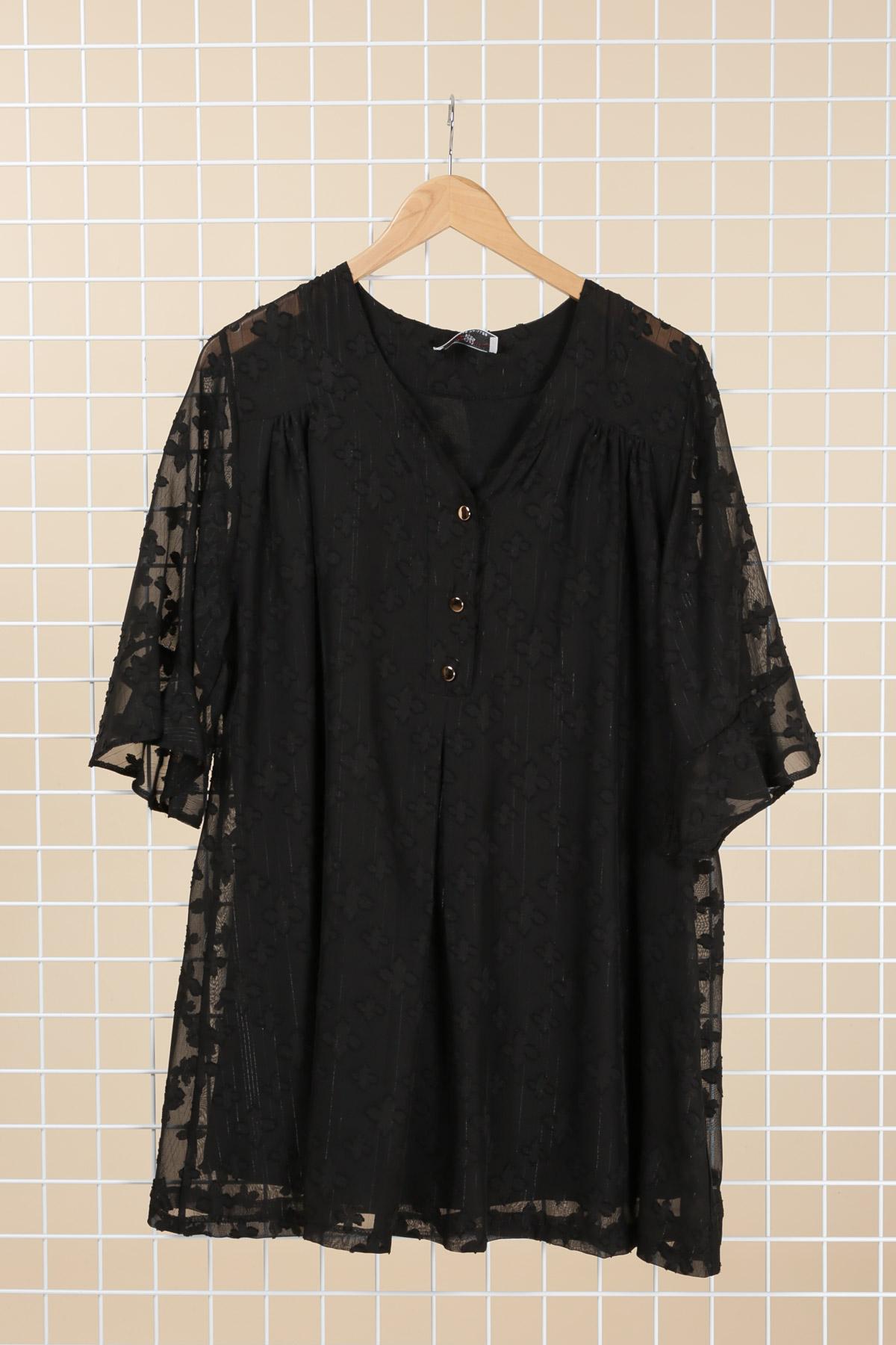 haut noir chic grande taille 46 au 60 marque 2w paris h3736