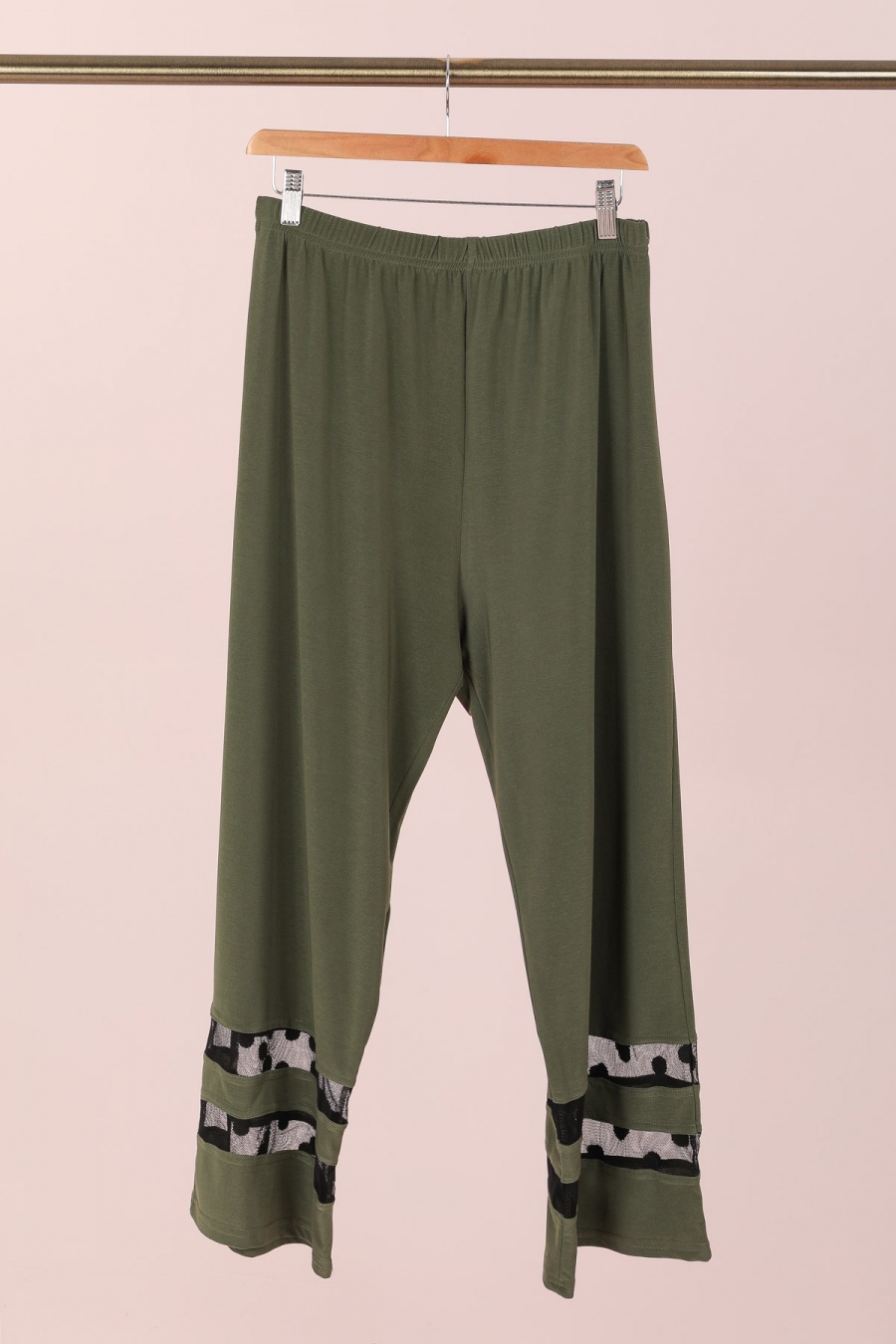 pantalon ample grande taille 2w paris kaki 46 au 60 paris p2219