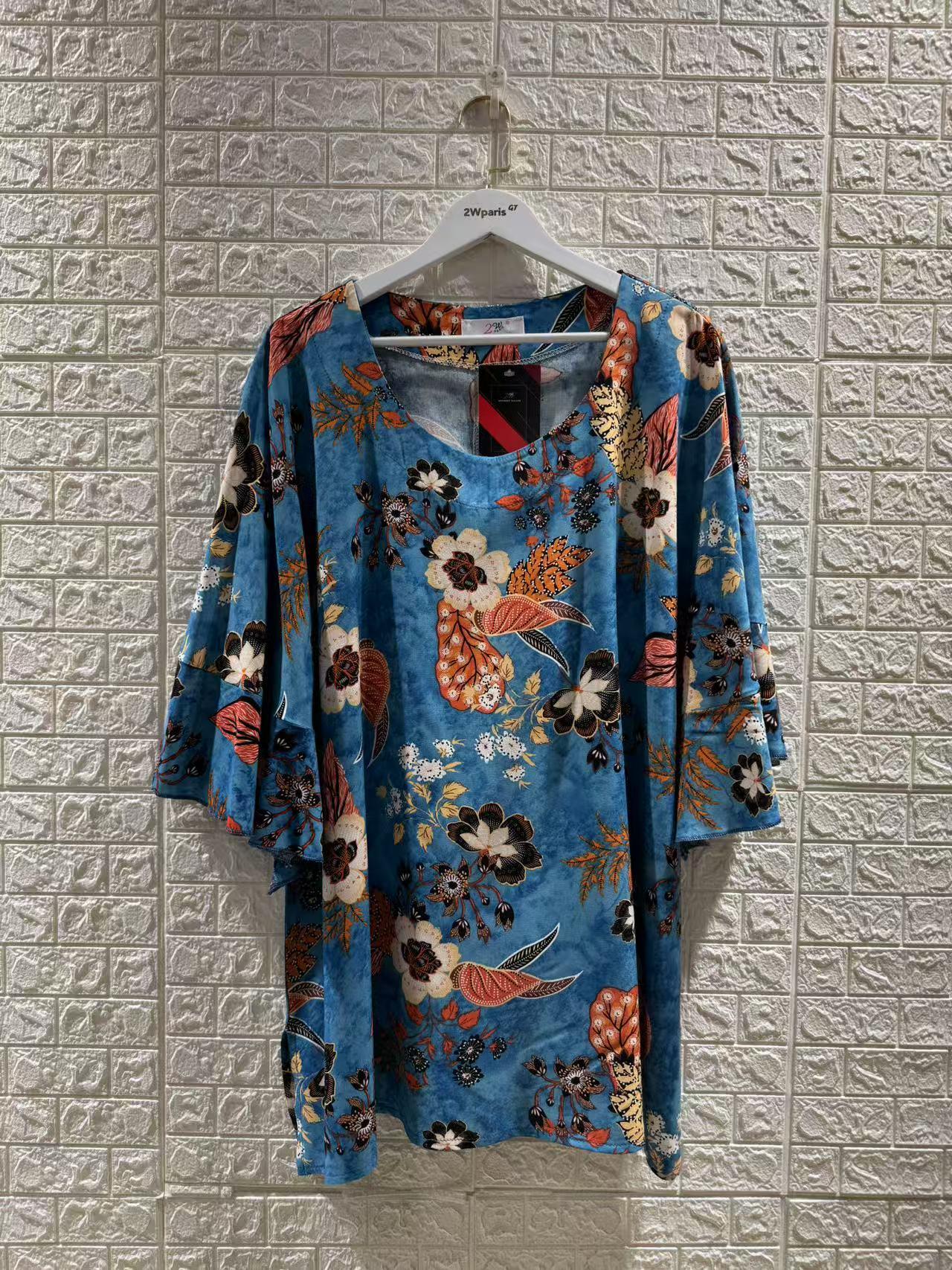 Tunics Women Blue 2W Paris H5123 #c Efashion Paris