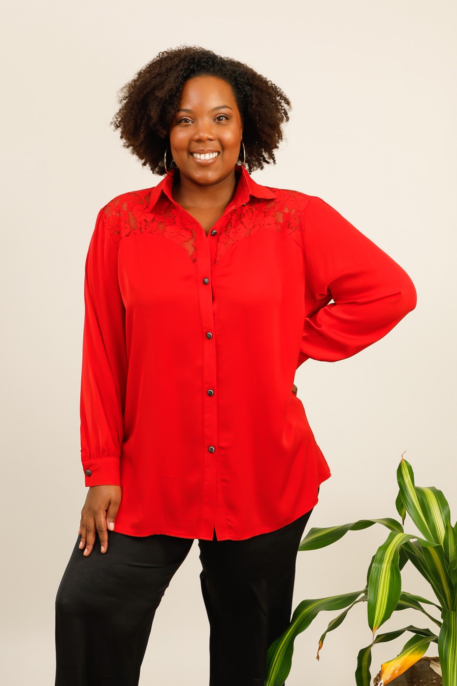 Chemises & blouses Femme Rouge 2W Paris 2WH05 #c Efashion Paris