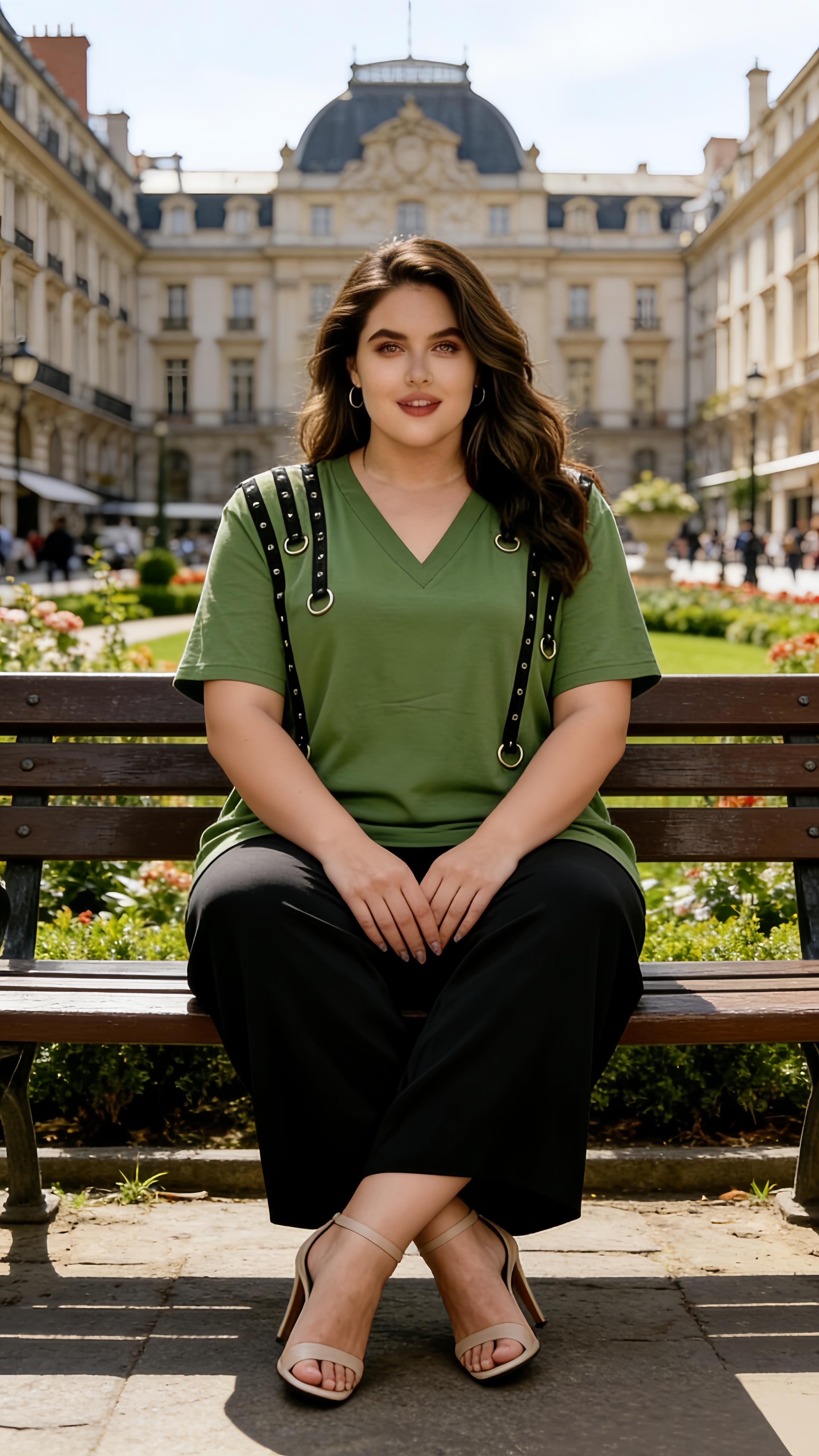 Tops Femme Vert 2W Paris 2WH36 #c Efashion Paris