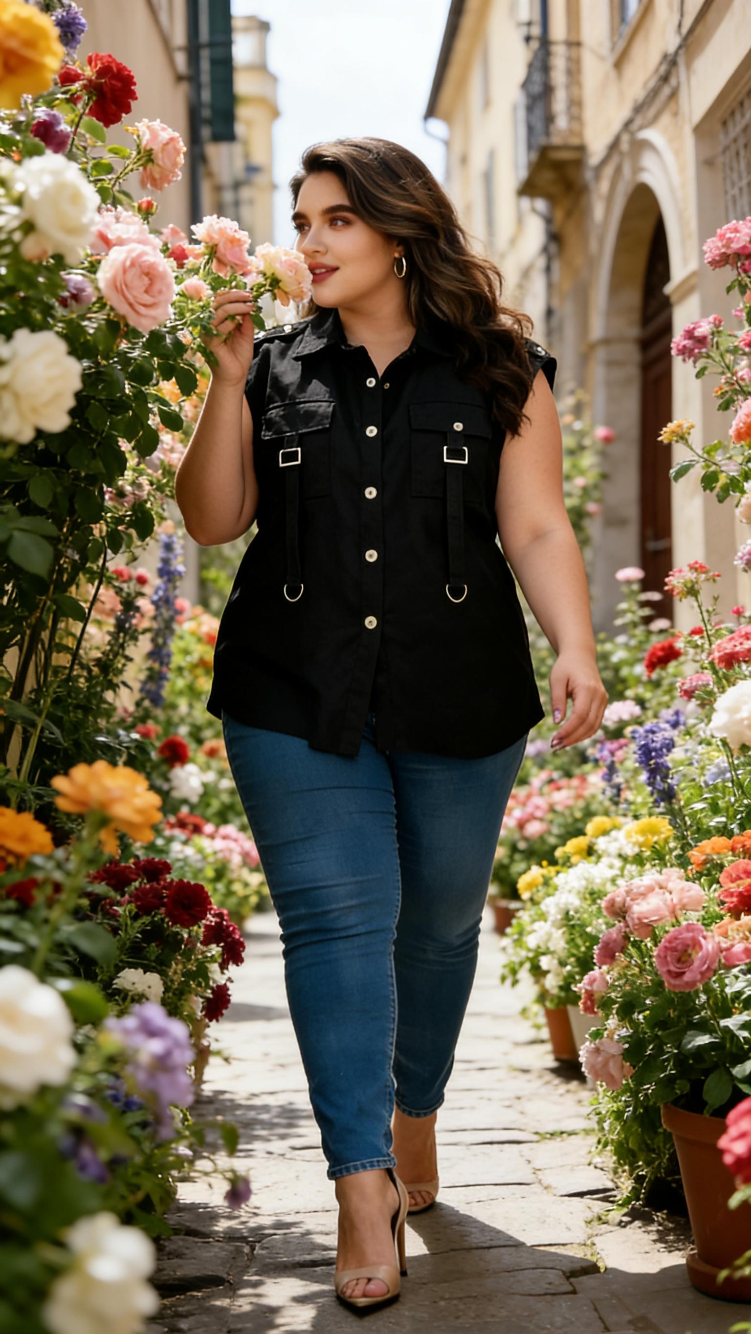 Chemises & blouses Femme Noir 2W Paris 2WH41 #c Efashion Paris