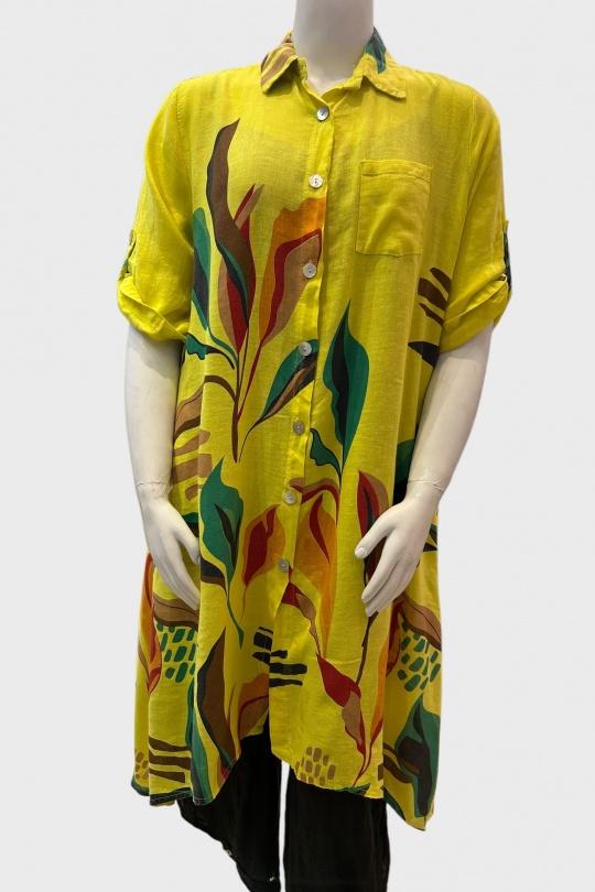 Robes longues Femme Jaune fluo SUPER BELLE 71575FLAM Efashion Paris
