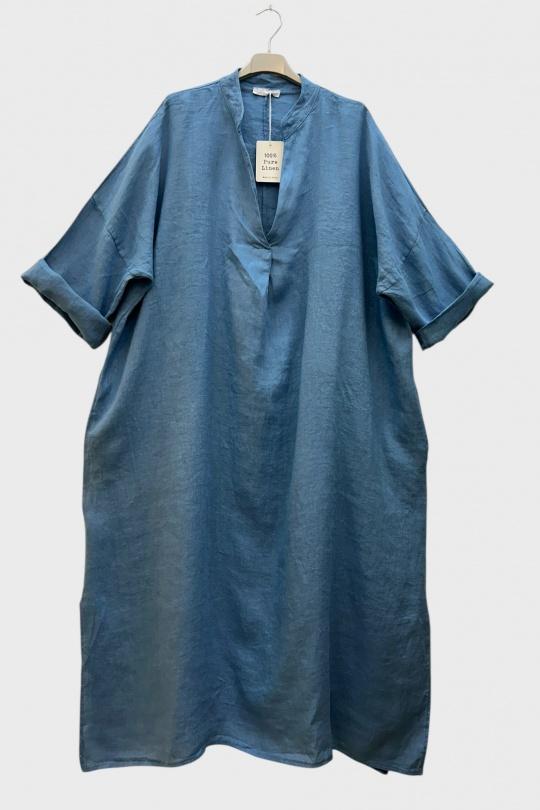 Robes mi-longues Femme Bleu jean SUPER BELLE 19537 Efashion Paris