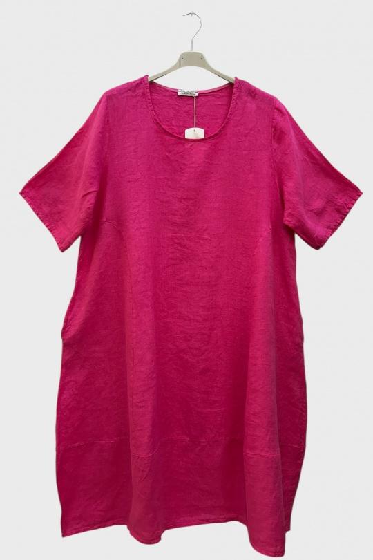Robes mi-longues Femme Fuschia SUPER BELLE 3716 Efashion Paris