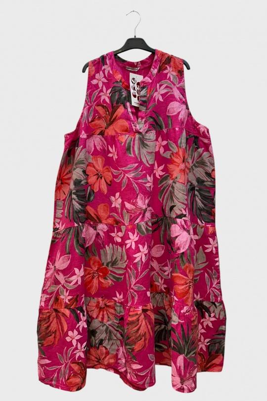 Midi dresses Women Fushia SUPER BELLE 002F Efashion Paris